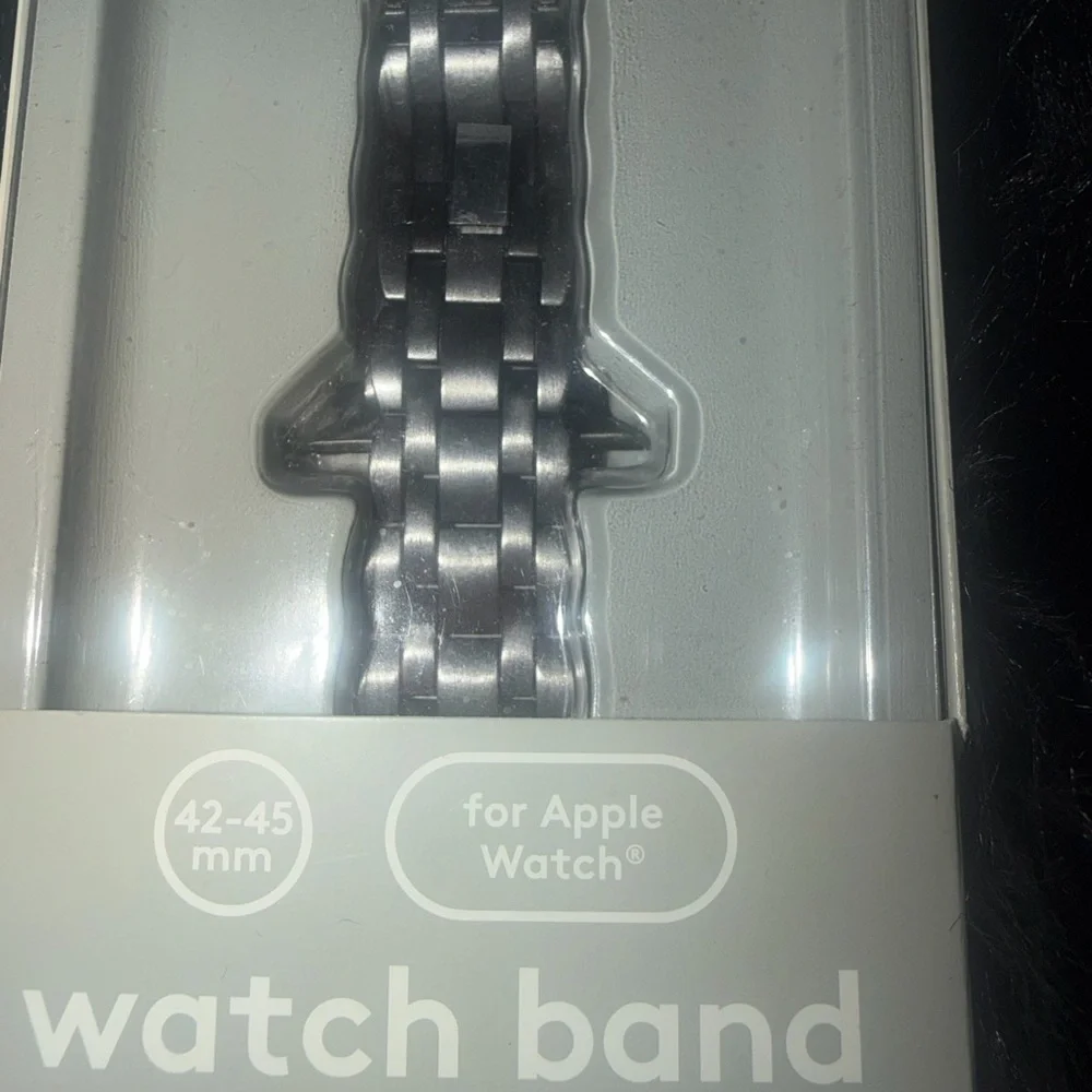 Apple Silver Stainless Steel Link Watch Band